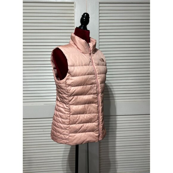 The North Face Women's Pink Aconcagua Down Puffer Vest Size Medium 3150 - Picture 3 of 15